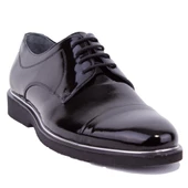 Dagoster DMA08-025 Siyah Rugan Ortopedik Günlük Erkek Deri Ayakkabı thumbnail 1