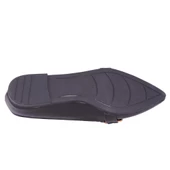 Dagoster DZA07-118106 Siyah Klasik Düz Topuklu Kadın Ayakkabı - 4