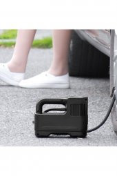 St-217 12v Taşınabilir Hava Pompası Kompresör Araç Lastik Şişirme Makinesi Siyah - 2