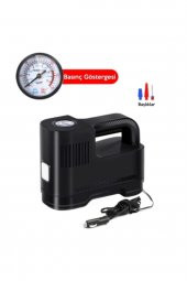 St-217 12v Taşınabilir Hava Pompası Kompresör Araç Lastik Şişirme Makinesi Siyah - 3
