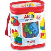 Dede Akıllı Çocuk 40 Parça Lego Yapboz Oyun Seti - 2
