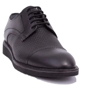 Dagoster DMA08-2237 Siyah Günlük Deri Erkek Ayakkabı - 1