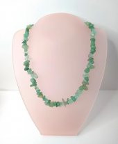 Kolye Aventurin Kırık Doğal Taş Kolye Gerdanlık Çakra Enerji Takı Aksesuar thumbnail 4