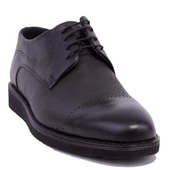 Dagoster DMA08-858 Siyah Ortopedik Günlük Erkek Deri Ayakkabı thumbnail 1