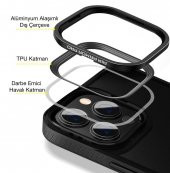 Baseus Crystal iPhone 13 Pro 6.1 Kılıf Jel Çerçeve Zırhlı Silikon Kılıf ARJT000101 - 6