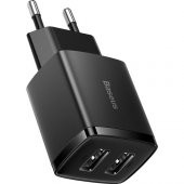 Baseus Compact 10.5W Şarj Cihazı Siyah - 2