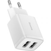 Baseus Compact 10.5W Şarj Cihazı Beyaz - 2