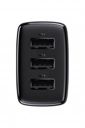 Baseus Kompakt 3 Usb Portlu 17w Hızlı Şarj Başlığı Adaptörü - 4
