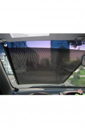 Araba Araç Içi Katlanabilir Araç Oto Ön Cam Güneşlik Branda 50x125cm Siyah - 7