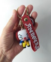 Anahtarlık Halloween Cadılar Bayramı Palyaço Silikon Anahtarlık Çanta Süsü Karakter Figür Oyuncak Aksesuar 14512 - 2