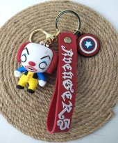 Anahtarlık Halloween Cadılar Bayramı Palyaço Silikon Anahtarlık Çanta Süsü Karakter Figür Oyuncak Aksesuar 14512 - 3