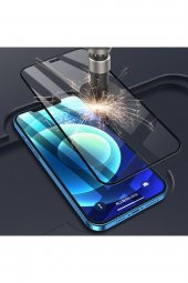 Ally Iphone 12-12 Pro 5d Kavisli Full Tempered Cam Ekran Koruyucu Siyah thumbnail 4