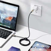 BASEUS AITA Led Işıklı Type-C Hızlı Şarj Kablosu PD2.0 60W(20V 3A) 1metre thumbnail 3