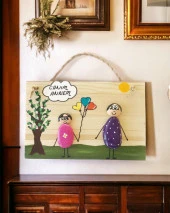 Canım Annem Duo Pano Anneler Günü ( Kız Çocuk ) thumbnail 1