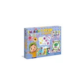 Rakamları Şekilleri Renkleri Saatleri ve kelimeleri Öğreten Leliko 5 i 1 Arada Eğitici Yapboz Seti - 1