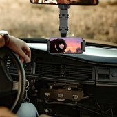 Zhltools Dikiz Aynası Telefon Tutucu Araç İçi Telefon Tutucu - 6
