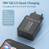 Rock 18W Q.C. 3.0 Hızlı Şarj Cihazı - 3