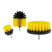 ZhlTools 3lü Matkap Ucu Banyo Küvet Duşakabin Araba Tekerliği Koltuk Yıkama Temizleme Fırçası Seti - 3