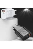 Uslion 18w Usb Qc3.0 Şarj Pd3.0 Hızlı Şarj Aleti Şarj Başlık Beyaz - 2