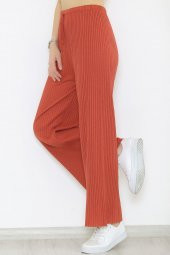 Zhlbutik Fitilli Pantolon Açıkkiremit - 6