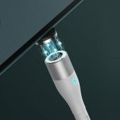 Baseus Zinc Safe Manyetik USB Kablo Şarj USB Type C Başlık 3.0A 1 mt CATXC-M02 - 3