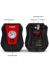 Kb100 12volt 100 Psı Analog Göstergeli Hava Lastik Şişirme Pompası - 2