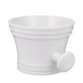 Zhltools Beyaz Tasarım Saplı Traş Kasesi - 1