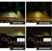 Otomobil Motorsiklet Antifar Gece Sürüş Güvenlik Gözlüğü - 3