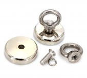 Valkyrie D25 19kg Fishing Magnet 25mm Askılı Güçlü Neodyum Mıknatıs - 5