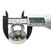 Valkyrie D48 Güçlü Neodyum Mıknatıs 48mm 75kg Askılı Fishing Salvage Magnet - 2