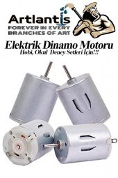 Dinamo Motoru 6 V 1 Adet Elektrik Üreten Motor Eğitici Hobi Okul Deney Elektrik Motoru Deneyler İçin - 5