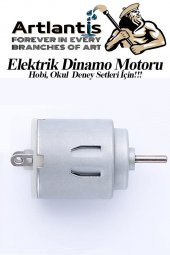 Dinamo Motoru 6 V 5 Adet Elektrik Üreten Motor Eğitici Hobi Okul Deney Elektrik Motoru Deneyler İçin - 6