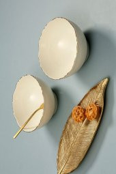 Porland Altın Yaldız Kase 22cm 2li 04ALM007411 - 1