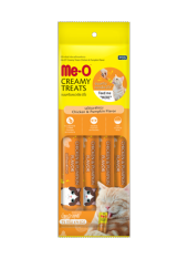 Me-O Creamy Tavuklu ve Balkabaklı Yetişkin Kedi Ödülü 4 x 15 G - 1