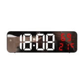 Valkyrie Nem ölçer Dereceli LED Duvar ve Masa Alarm Saati Kırmızı - 1