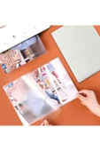 Kraf Laminasyon Filmi Parlak Şeffaf A4 100 Micron 100`lü Paket thumbnail 3