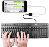 Polham Apple İpad ve İphone İçin USB Okuyucu, Kamera ve Klavye Adaptörü, Flash Bellek Okuyucu - 3