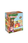 50x70 cm Lisanslı Maşa Ile Koca Ayı Yer Puzzle  8462 - 1