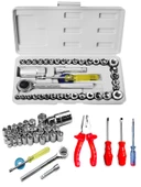 46 Parça Krom Çelik Lokma Takımı - 1