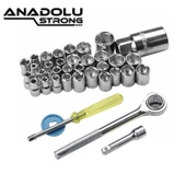 46 Parça Krom Çelik Lokma Takımı - 3