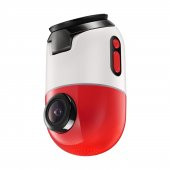 70mai X200 Omni 64GB 360° Dönebilen Araç İçi Kamera - Kırmızı & Beyaz - 4