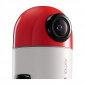 70mai X200 Omni 64GB 360° Dönebilen Araç İçi Kamera - Kırmızı & Beyaz - 5