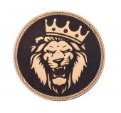 ASLAN- Deri PEÇ - Arma - Askeri Patch Arslan peç patch 8 cm Çap - 1