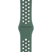 Apple Watch 38-40mm Silikon Kayış - Yeşil/Gri thumbnail 2