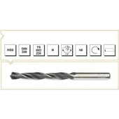 Mte Hss Dın 338 Silindirik Saplı Kısa Matkap Ucu - Haddeli 8,5 mm - 1