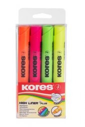 Kores Fosforlu Kalem Neon 4 Renk 36040 - 1