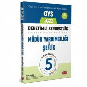 Data 2023 GYS Ceza ve Tevkifevleri Denetimli Serbestlik Müdür Yardımcılığı, Şeflik 5 Deneme Çözümlü Görevde Yükselme thumbnail 1