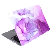 Macbook Air Kılıf 13.6 inç M4-M2-M3 Marble14NL (Air 13.6") A2681 A3113 A3240 ile Uyumlu - 4