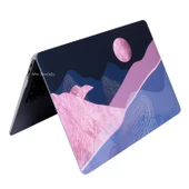 MacBook Air 13.6 M2 M3 M4 Kilif Ince Sert Kapak Parlak Yuzey Lazer Baski Desenli thumbnail 5