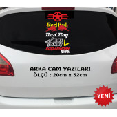 Askeri yıldız boğa oto araba sticker seti- oto araba cam uyumlu - 1